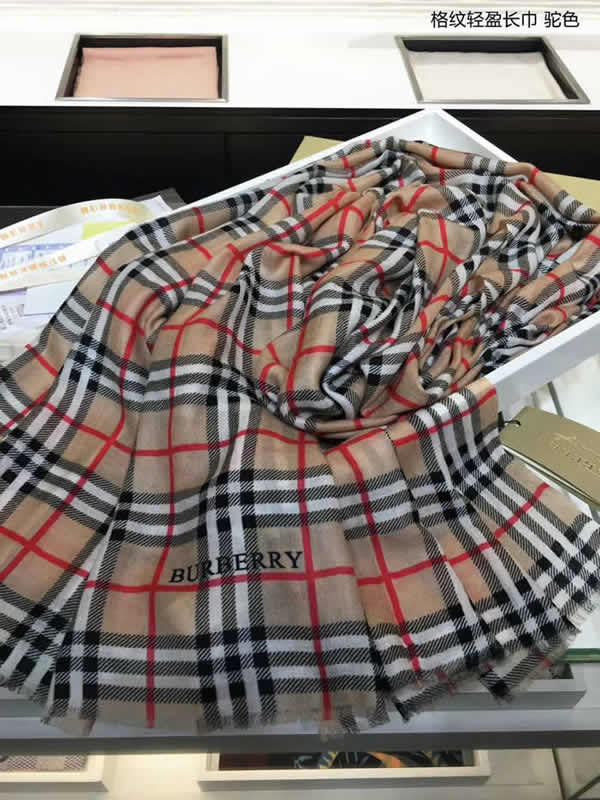 Women Scarves Autumn Winter New Female Wool Scarf Fake Burberry Scarves 07
